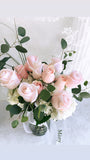 Glass Vase Arrangements