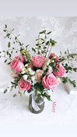 Glass Vase Arrangements