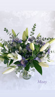 Glass Vase Arrangements
