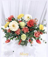 Glass Vase Arrangements