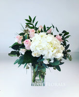 Glass Vase Arrangements